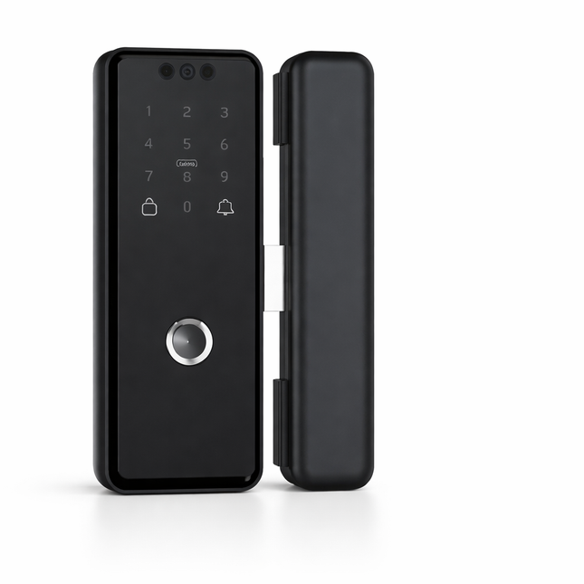 Smart Fingerprint Glass Door Lock with Face Recognition – INVG9