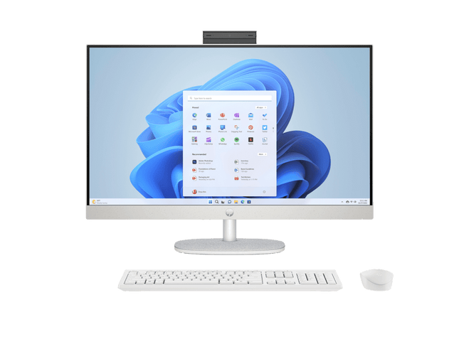 HP 27 All-in-One PC 27-cr0451in | Intel Core i7-1355U, 16GB RAM, 1TB SSD, 27" FHD IPS Display, Windows 11, Office 2024, IR Camera