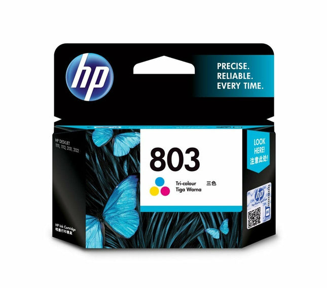 HP 803 Tri-Color Original Ink Cartridge – F6V20AA - Innova Retail