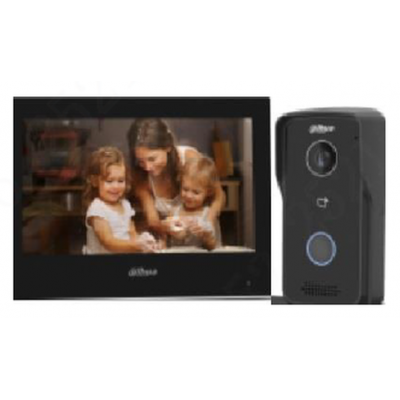 Dahua DHI-KTP03L IP Video Intercom Kit with 7-inch Indoor Monitor, PoE Support & Mobile App Access
