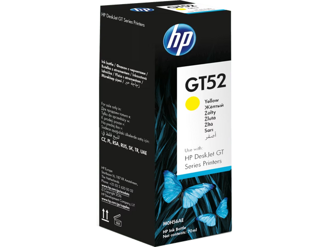Ink Bottle GT52 Yellow Original - HP-M0H56AA