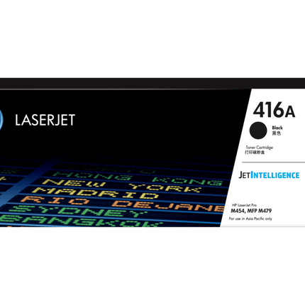 HP 416A Black Original LaserJet Toner Cartridge | 2,400 Pages | W2040A
