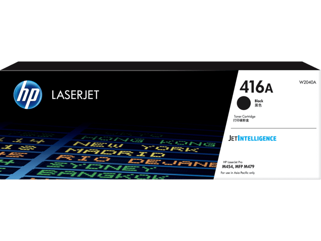 HP 416A Black Original LaserJet Toner Cartridge | 2,400 Pages | W2040A