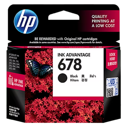 Ink Cartridge  680 Black - HP-F6V27AA