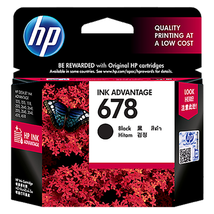 HP 678 Black Original Ink Advantage Cartridge – CZ107AA - Innova Retail