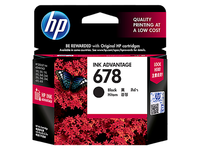 HP 678 Black Original Ink Advantage Cartridge – CZ107AA - Innova Retail
