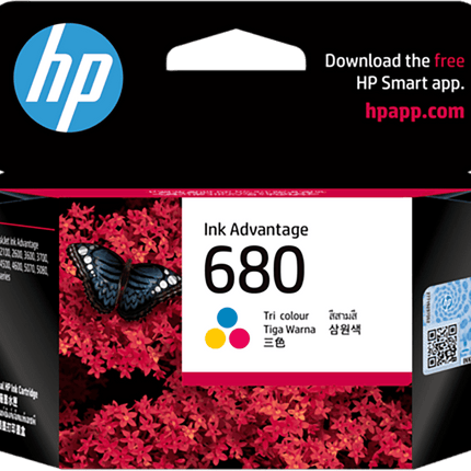 HP 680 Tri-color Original Ink Advantage Cartridge – F6V26AA - Innova Retail