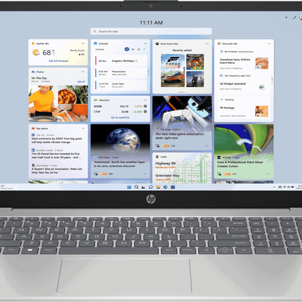 HP Laptop 15-fd0262TU | Intel Core 5-120U, 24GB DDR5 RAM, 512GB SSD, 15.6" FHD Display, Windows 11, MS Office 2024, Silver