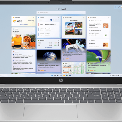 HP Laptop 15-fd0262TU | Intel Core 5-120U, 24GB DDR5 RAM, 512GB SSD, 15.6" FHD Display, Windows 11, MS Office 2024, Silver