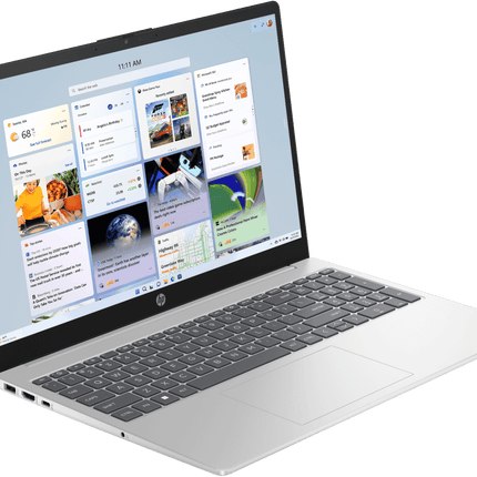 HP Laptop 15-fd0262TU | Intel Core 5-120U, 24GB DDR5 RAM, 512GB SSD, 15.6" FHD Display, Windows 11, MS Office 2024, Silver