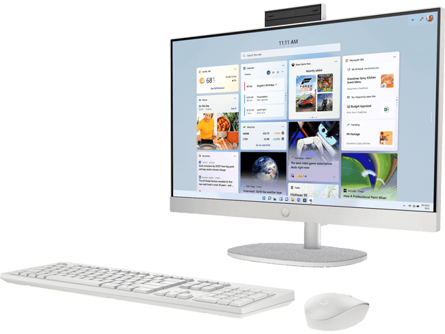 HP 27-cr1027in All-in-One Desktop PC, Core Ultra 5, 16GB RAM, 1TB SSD