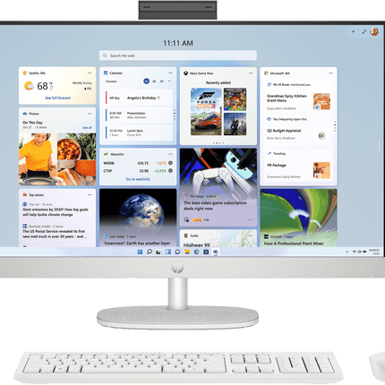 HP 27-cr1009in All-in-One Desktop | Core Ultra 7 155U | 16GB DDR5 | 1TB SSD | 27-inch FHD Display