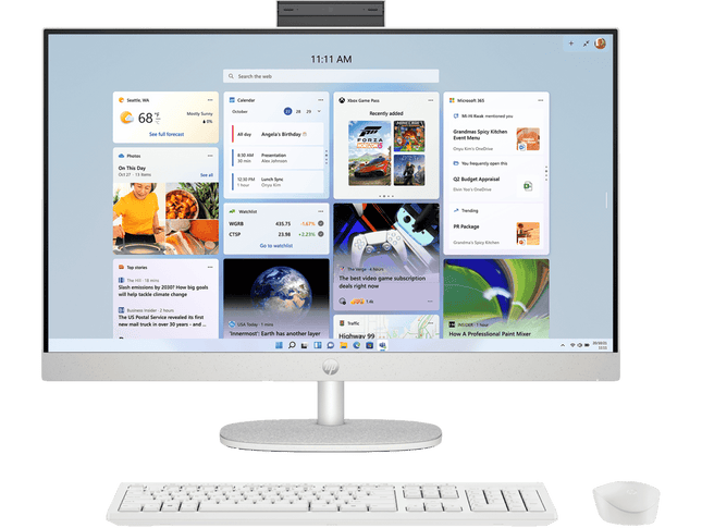 HP 27-cr1009in All-in-One Desktop | Core Ultra 7 155U | 16GB DDR5 | 1TB SSD | 27-inch FHD Display