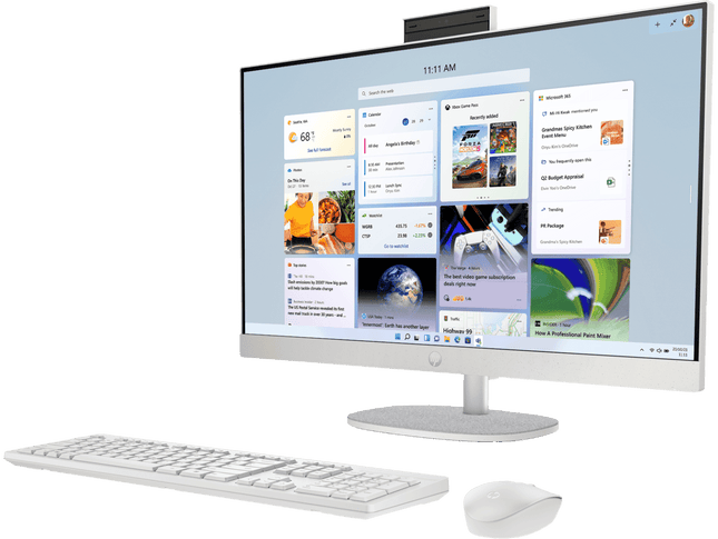 HP 27-cr1009in All-in-One Desktop | Core Ultra 7 155U | 16GB DDR5 | 1TB SSD | 27-inch FHD Display