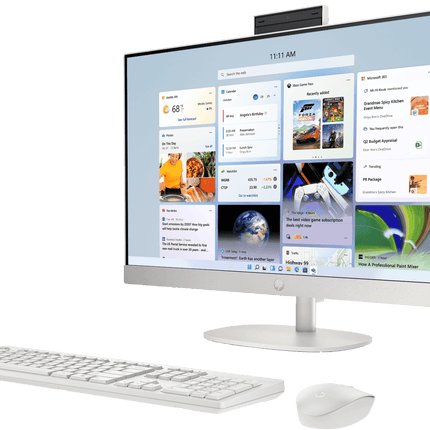 HP All-in-One Desktop PC 27-cr1418in with Intel Core Ultra 7, 16GB RAM, 1TB SSD, 27-inch FHD Touch Display, Windows 11