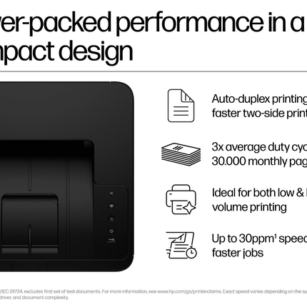 HP Laser 303dw Printer | Monochrome Laser | 30 ppm | WiFi | Duplex | Business Printer | A58WFA