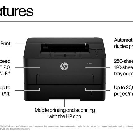 HP Laser 303dw Printer | Monochrome Laser | 30 ppm | WiFi | Duplex | Business Printer | A58WFA
