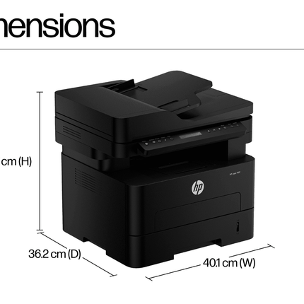 HP Laser MFP 323sdnw Printer | Auto Duplex | ADF | WiFi + LAN Laser Printer | A58WKA