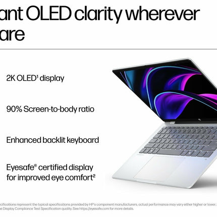 HP OmniBook 5 Next Gen AI 14-he0015QU Laptop | Snapdragon X | 16GB LPDDR5x | 1TB SSD | 14-inch 2K OLED