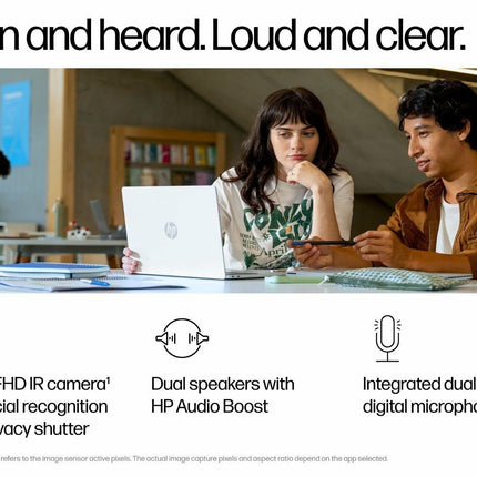 HP OmniBook 5 Next Gen AI 14-he0015QU Laptop | Snapdragon X | 16GB LPDDR5x | 1TB SSD | 14-inch 2K OLED