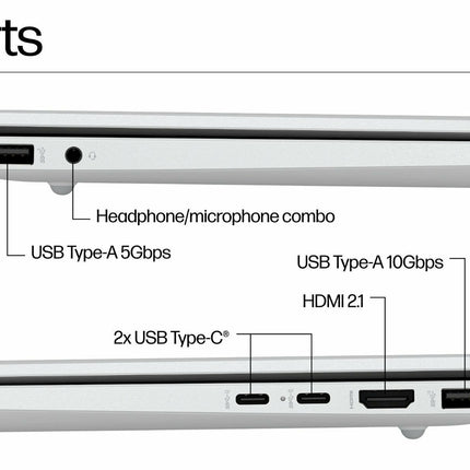 HP OmniBook 5 40.6 cm (16) Laptop 16-ba1789TU, Silver
