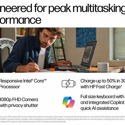 HP OmniBook 5 40.6 cm (16) Laptop 16-ba1789TU, Silver