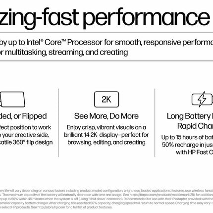 HP OmniBook 5 Flip 14-fp0789TU Laptop | Intel Core i5 | 16GB LPDDR5 | 512GB SSD | 14-inch 2K Touch Display