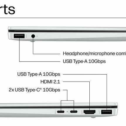 HP OmniBook 7 Aero Next Gen AI 13-bg1678AU, Silver