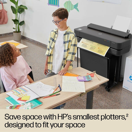 HP DesignJet T650 36-inch (A0) Large Format Plotter Printer 5HB10D with Wi-Fi, Roll Feed & Auto Sheet Feeder