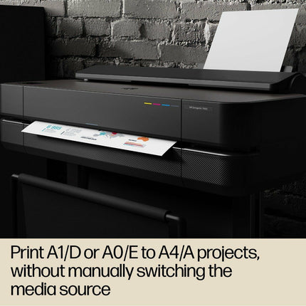 HP DesignJet T650 36-inch (A0) Large Format Plotter Printer 5HB10D with Wi-Fi, Roll Feed & Auto Sheet Feeder