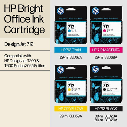 HP DesignJet T650 36-inch (A0) Large Format Plotter Printer 5HB10D with Wi-Fi, Roll Feed & Auto Sheet Feeder