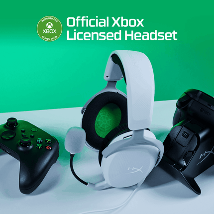 HyperX CloudX Stinger 2 Core Xbox Gaming Headset (White) | Official Licensed | 6H9B7AA