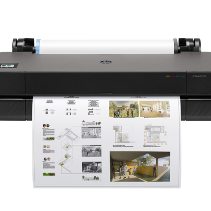 HP DesignJet T230 24-inch Large Format Wireless Plotter Printer | 5HB07A |(Mobile Printing, Compact Design, High-Speed A1 Printing)