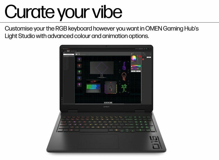HP OMEN Slim Gaming Laptop 16-an0012TX, Black – Intel® Core™ Ultra 9 ...