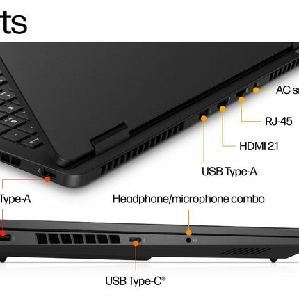 HP OMEN Slim Gaming Laptop 16-an0012TX, Black – Intel® Core™ Ultra 9, 16" 2K Display, NVIDIA® RTX™ 5070, 32GB RAM, 1TB SSD