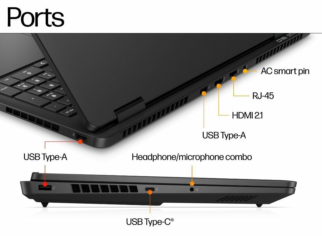 HP OMEN Slim Gaming Laptop 16-an0012TX, Black – Intel® Core™ Ultra 9 ...