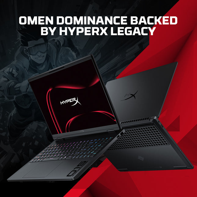 HyperX OMEN 38.9 cm (15.3) Gaming Laptop PC 15-ga0028TX, Black
