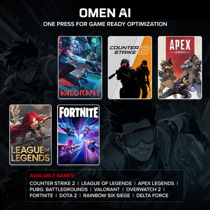 HyperX OMEN 38.9 cm (15.3) Gaming Laptop PC 15-ga0028TX, Black