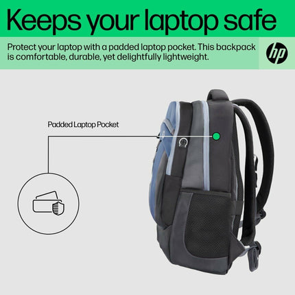 HP 310 15.6-inch Laptop Backpack – Lightweight, Durable, Travel-Ready Bag (W2N96AA) - Innova Retail