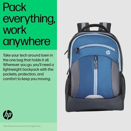 HP 310 15.6-inch Laptop Backpack – Lightweight, Durable, Travel-Ready Bag (W2N96AA) - Innova Retail
