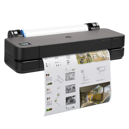 HP DesignJet T230 24-inch Large Format Wireless Plotter Printer | 5HB07A |(Mobile Printing, Compact Design, High-Speed A1 Printing)